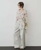 【REVIVAL】オリジナルvintageフラワープリントリラックスシャツ