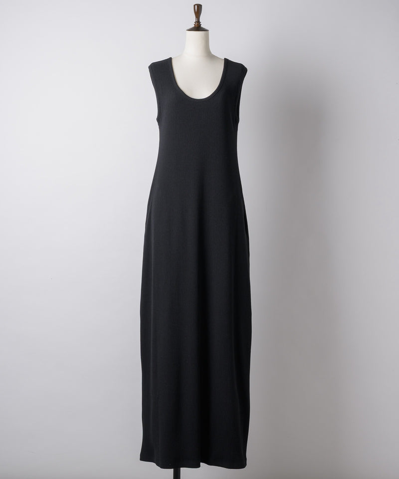 【yae】2way U-neck sleeveless dress / 2wayUネックスリーブレスドレス