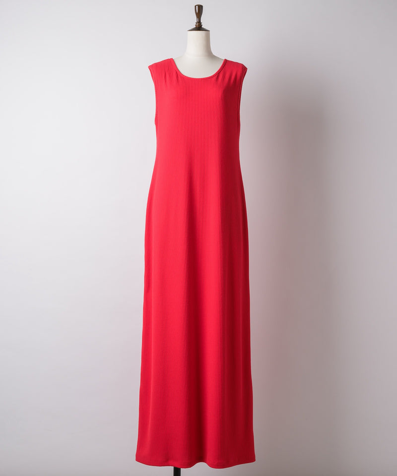 【yae】2way U-neck sleeveless dress / 2wayUネックスリーブレスドレス