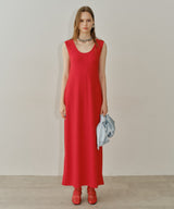 【yae】2way U-neck sleeveless dress / 2wayUネックスリーブレスドレス
