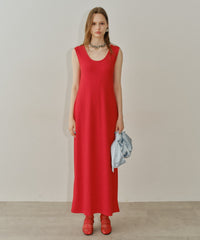 【yae】2way U-neck sleeveless dress / 2wayUネックスリーブレスドレス