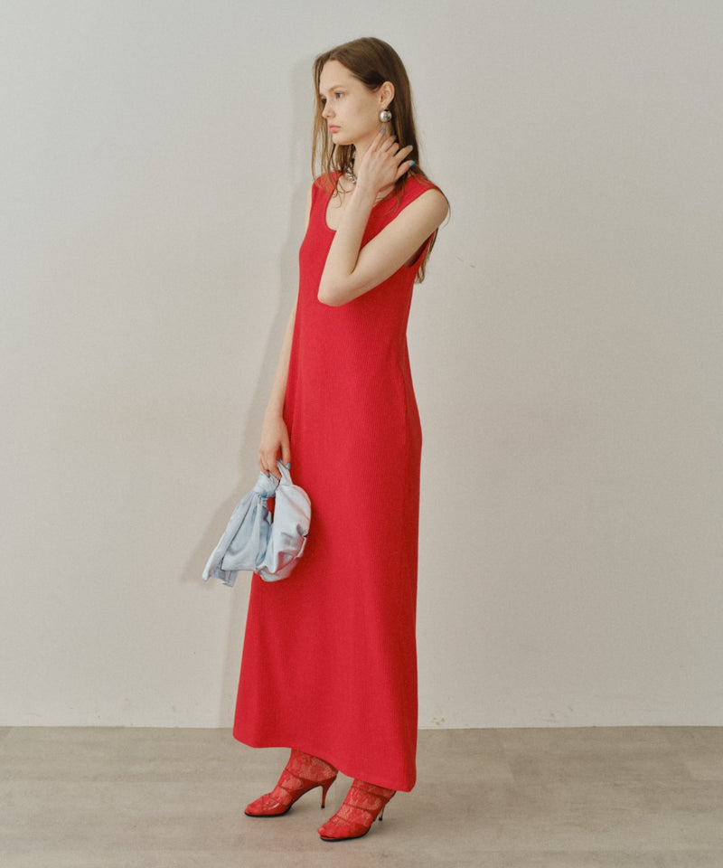 【yae】2way U-neck sleeveless dress / 2wayUネックスリーブレスドレス