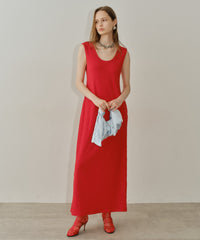 【yae】2way U-neck sleeveless dress / 2wayUネックスリーブレスドレス