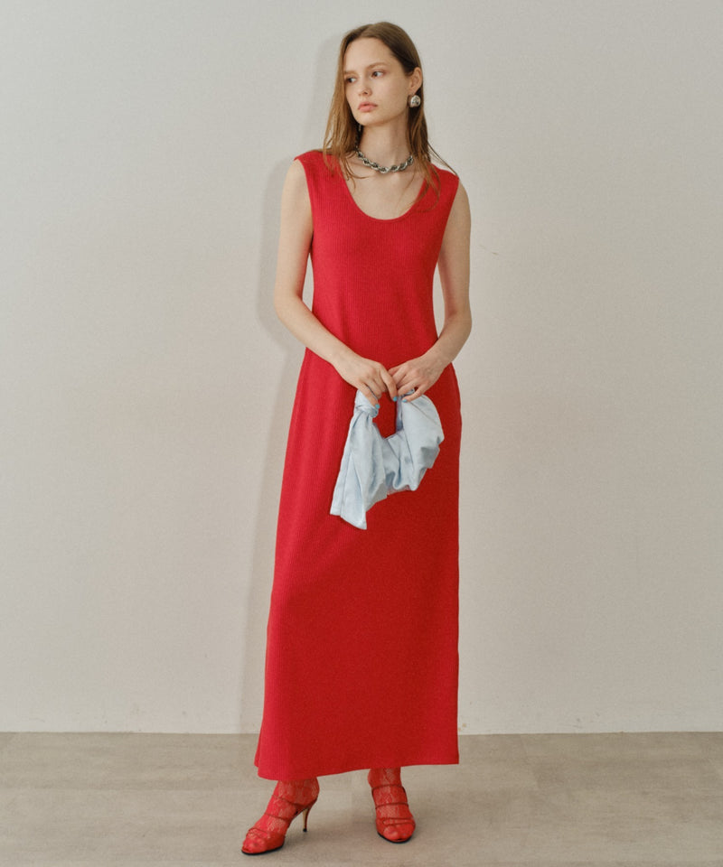 【yae】2way U-neck sleeveless dress / 2wayUネックスリーブレスドレス