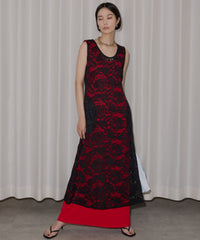 【yae】2way U-neck sleeveless dress / 2wayUネックスリーブレスドレス