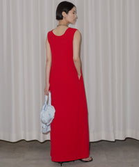 【yae】2way U-neck sleeveless dress / 2wayUネックスリーブレスドレス