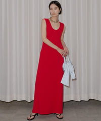【yae】2way U-neck sleeveless dress / 2wayUネックスリーブレスドレス