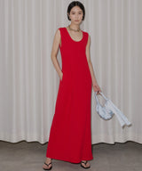 【yae】2way U-neck sleeveless dress / 2wayUネックスリーブレスドレス