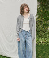 【GIUNON】flower knit cardigan / フラワーニットカーディガン