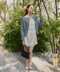 【GIUNON】flower knit cardigan / フラワーニットカーディガン