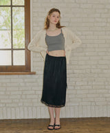 【GIUNON】flower knit cardigan / フラワーニットカーディガン