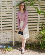 【GIUNON】flower knit cardigan / フラワーニットカーディガン