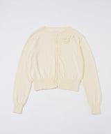 【GIUNON】flower knit cardigan / フラワーニットカーディガン