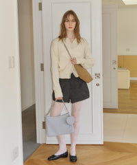 【GIUNON】flower knit cardigan / フラワーニットカーディガン