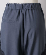 【yae】Lace design slacks / レースデザインスラックス
