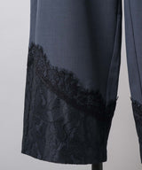 【yae】Lace design slacks / レースデザインスラックス