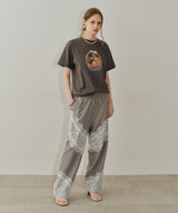【yae】Lace design slacks / レースデザインスラックス