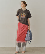 【yae】Lace design slacks / レースデザインスラックス