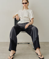 【yae】Lace design slacks / レースデザインスラックス