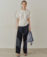 【yae】Lace design slacks / レースデザインスラックス