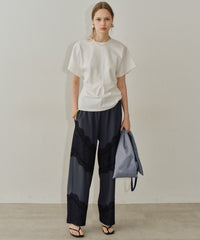 【yae】Lace design slacks / レースデザインスラックス
