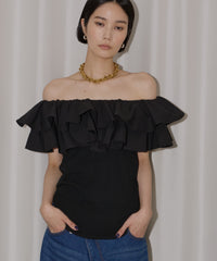 【yae】2way frills top /2wayフリルトップ