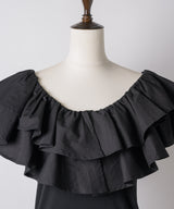 【yae】2way frills top /2wayフリルトップ