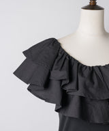 【yae】2way frills top /2wayフリルトップ