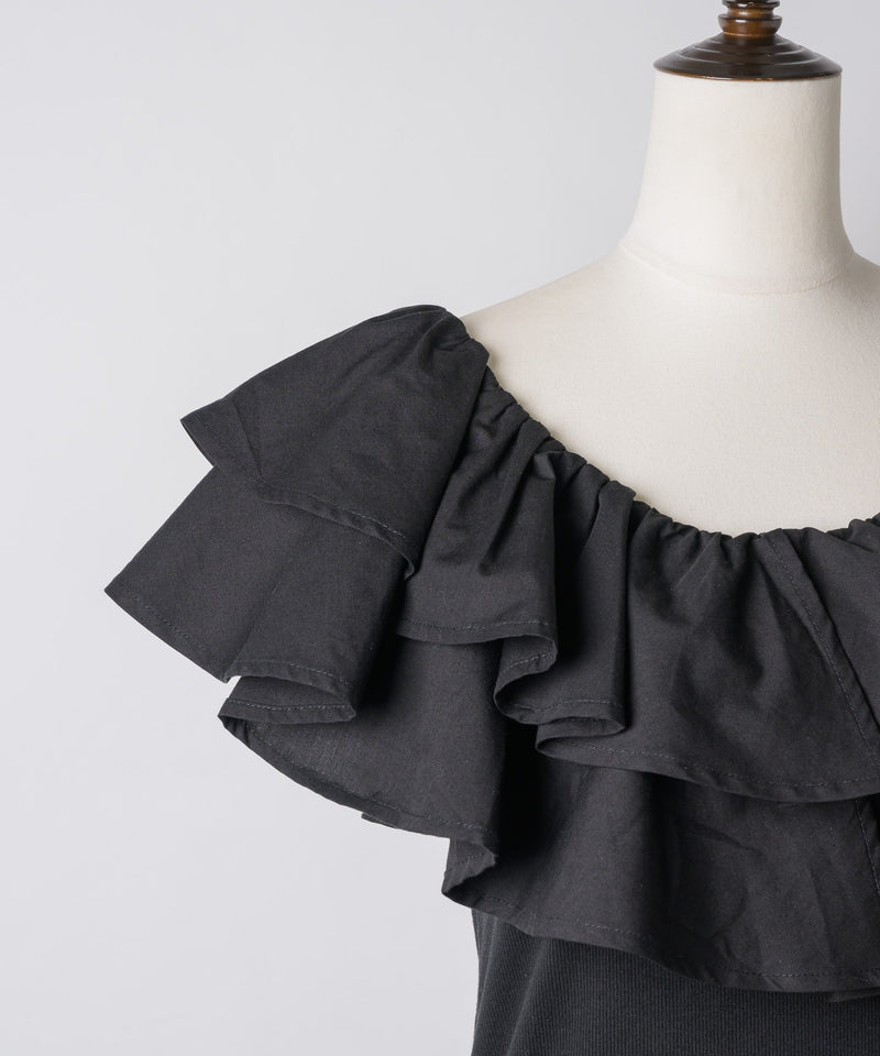 【yae】2way frills top /2wayフリルトップ