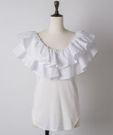 【yae】2way frills top /2wayフリルトップ