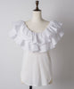 【yae】2way frills top /2wayフリルトップ