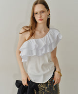 【yae】2way frills top /2wayフリルトップ