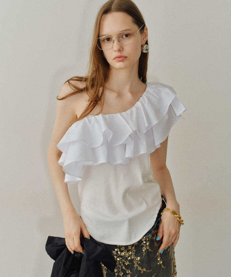 【yae】2way frills top /2wayフリルトップ
