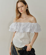 【yae】2way frills top /2wayフリルトップ
