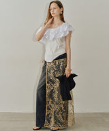 【yae】2way frills top /2wayフリルトップ