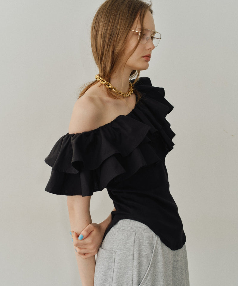 【yae】2way frills top /2wayフリルトップ