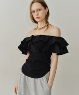 【yae】2way frills top /2wayフリルトップ