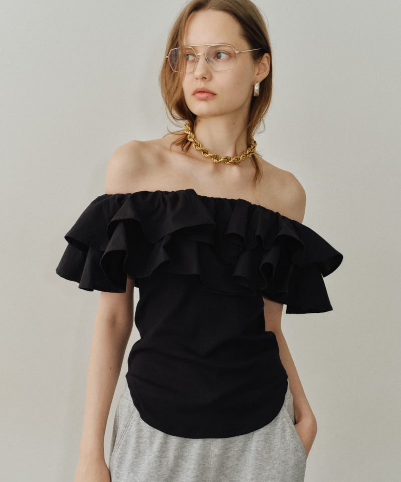 【yae】2way frills top /2wayフリルトップ