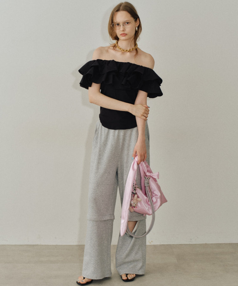 【yae】2way frills top /2wayフリルトップ