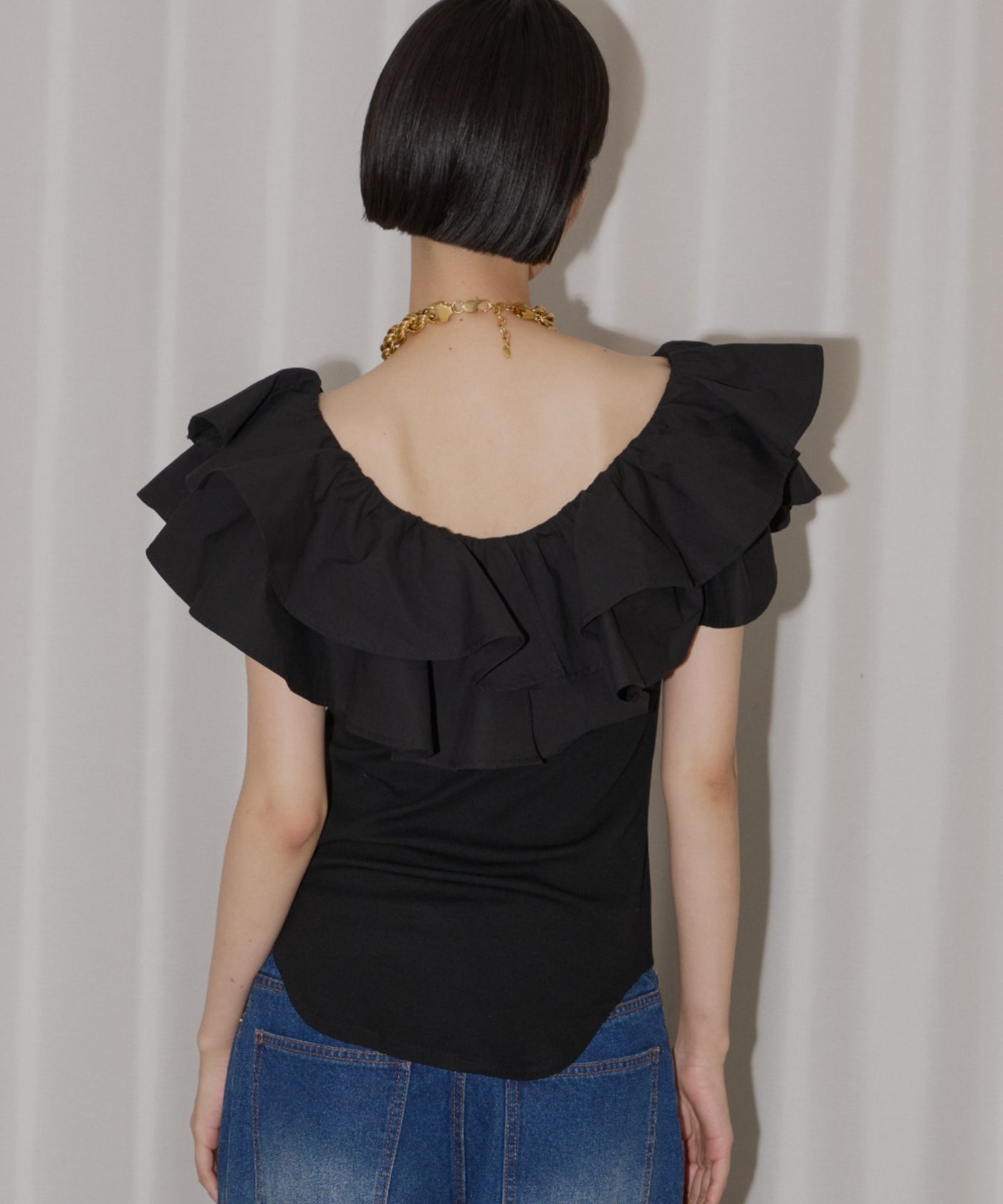 yae】2way frills top /2wayフリルトップ – LA BELLE ETUDE online store