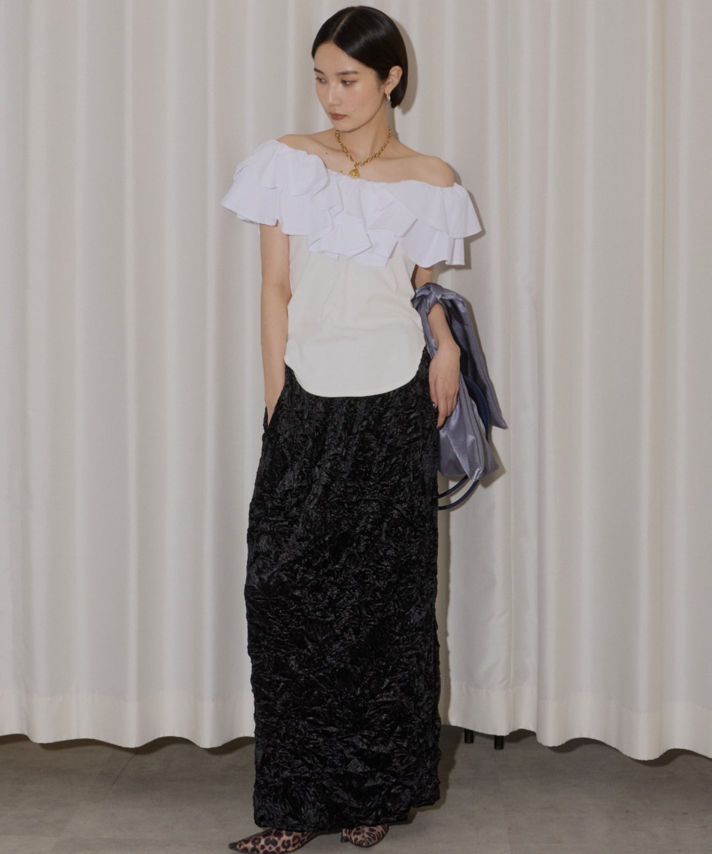 yae】2way frills top /2wayフリルトップ – LA BELLE ETUDE online store