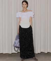 【yae】2way frills top /2wayフリルトップ