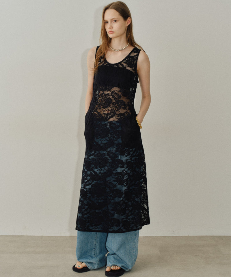 【yae】Lace layered dress / レースレイヤードドレス