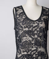 【yae】Lace layered dress / レースレイヤードドレス