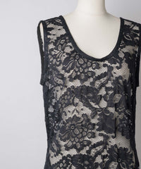 【yae】Lace layered dress / レースレイヤードドレス