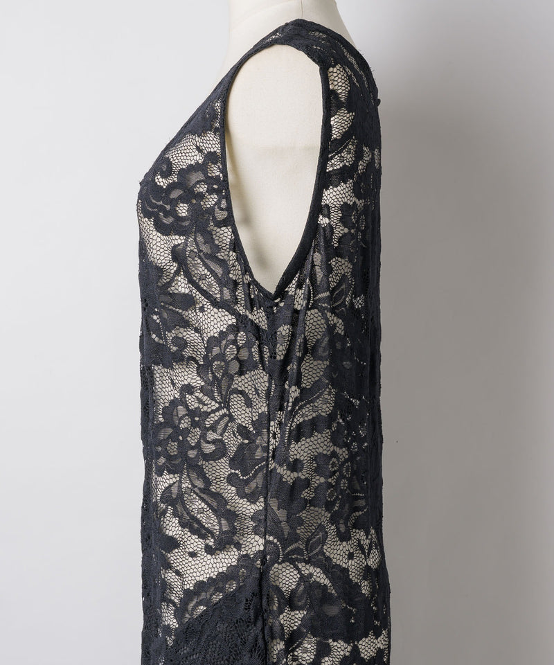 【yae】Lace layered dress / レースレイヤードドレス