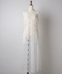 【yae】Lace layered dress / レースレイヤードドレス