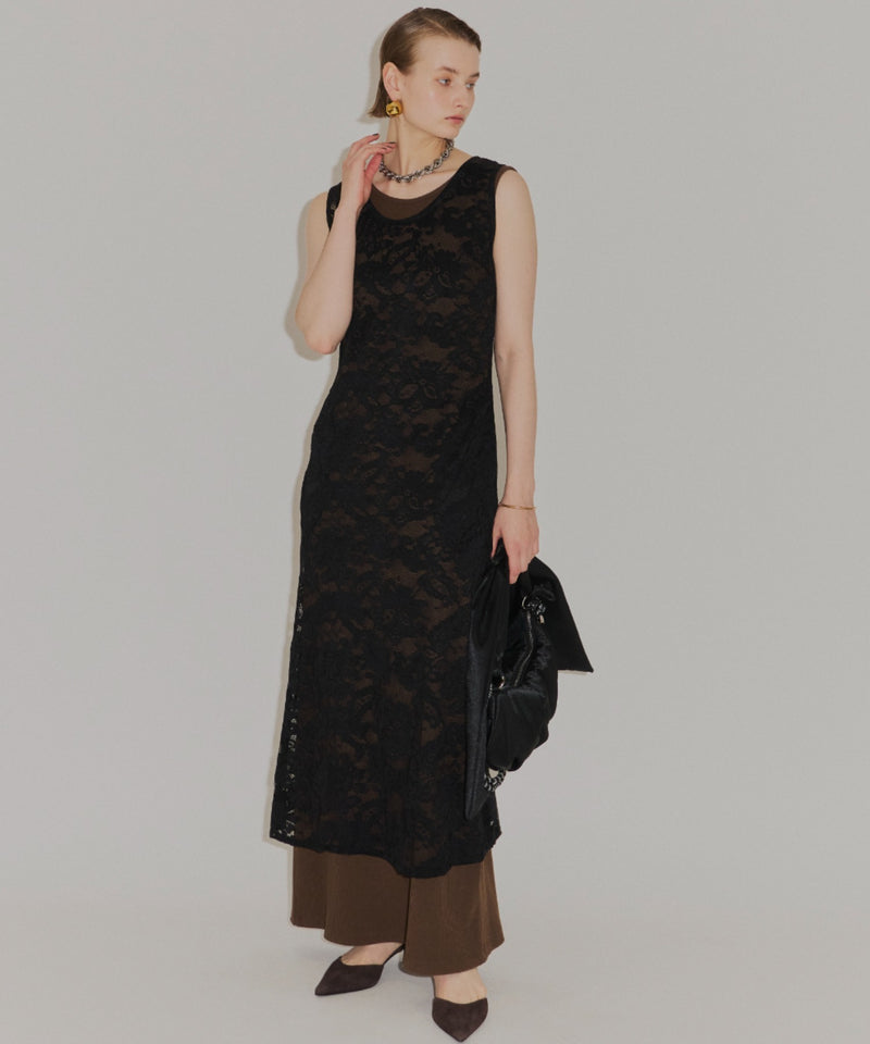 【yae】Lace layered dress / レースレイヤードドレス