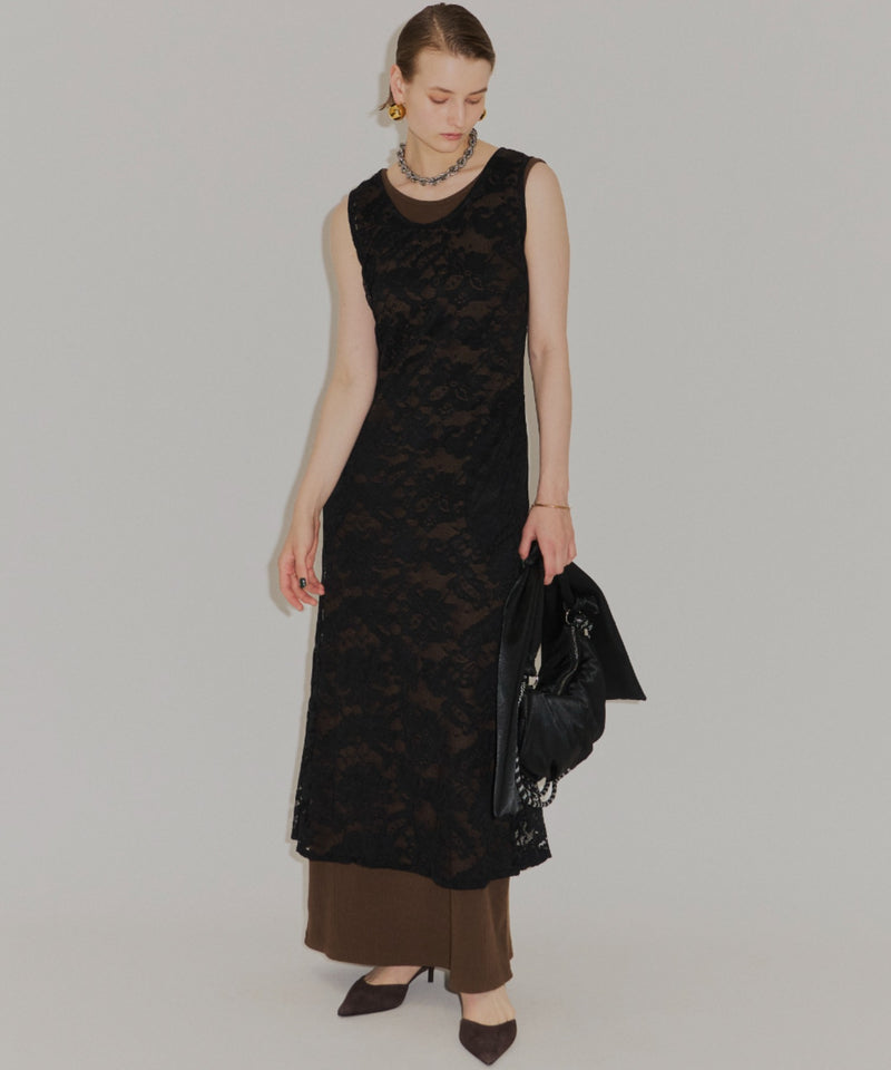 【yae】Lace layered dress / レースレイヤードドレス