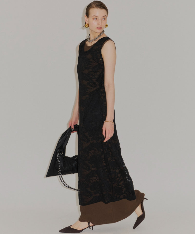 【yae】Lace layered dress / レースレイヤードドレス